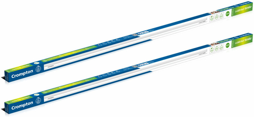 Crompton Laser Ray Smile 20W 20 W 121 cm Tube Light (White, Pack