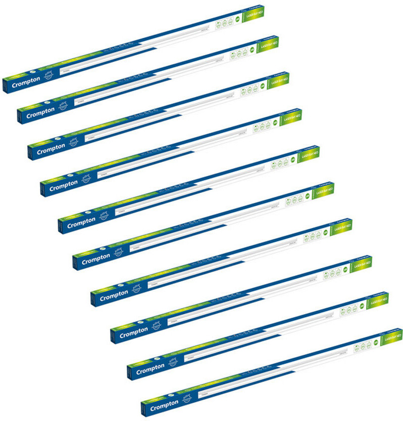 Crompton Laser Ray Smile 20W 20 W 121 cm Tube Light (White, Pack - Image 8