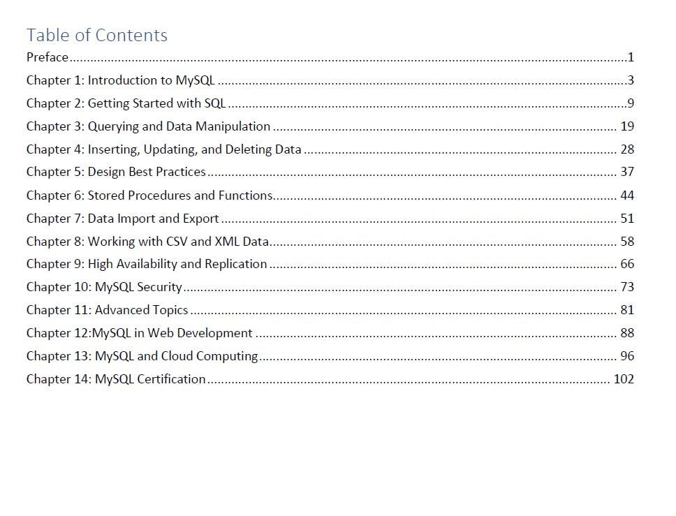 MYSQL Text Book eBook, Practice