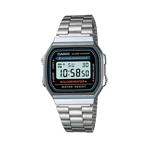 Casio Unisex Vintage A168WA-1WDF Black
