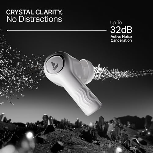 boAt Nirvana Crystl, Transparent Case,Spatial