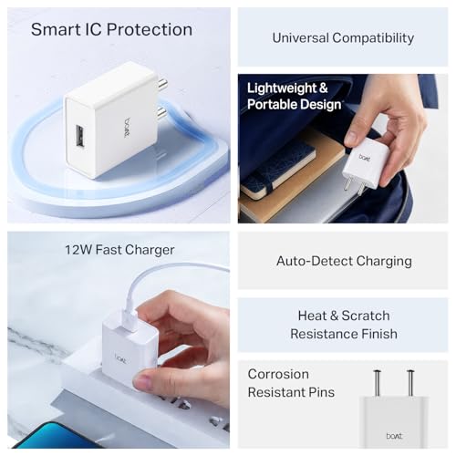 boAt 12W Charger Adapter