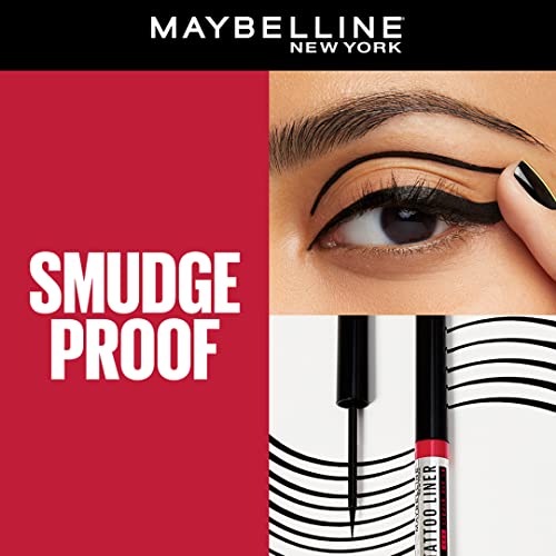 Maybelline New York Tattoo Liquid Eye Liner 48H Dip In, Black - Image 4