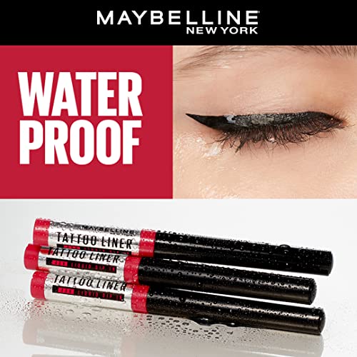 Maybelline New York Tattoo Liquid Eye Liner 48H Dip In, Black - Image 5