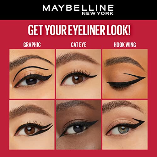 Maybelline New York Tattoo Liquid Eye Liner 48H Dip In, Black - Image 7