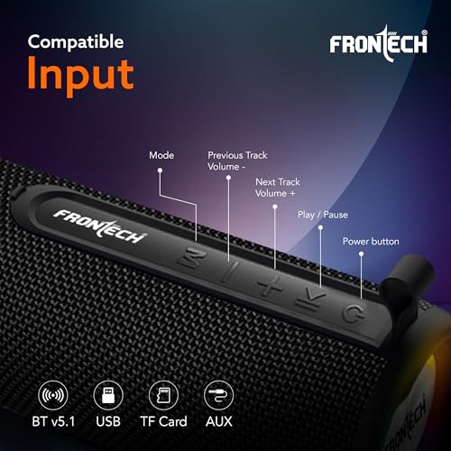 FRONTECH Multimedia Bluetooth Speaker, 18W