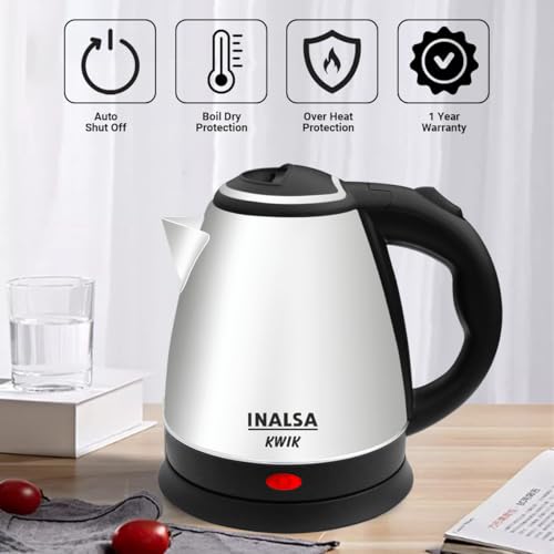 INALSA Electric Kettle 1.5 Liter