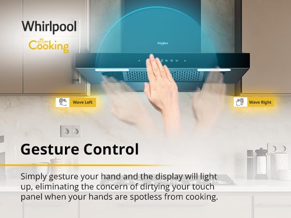 Whirlpool 90cm 1350 m3/hr Filterless