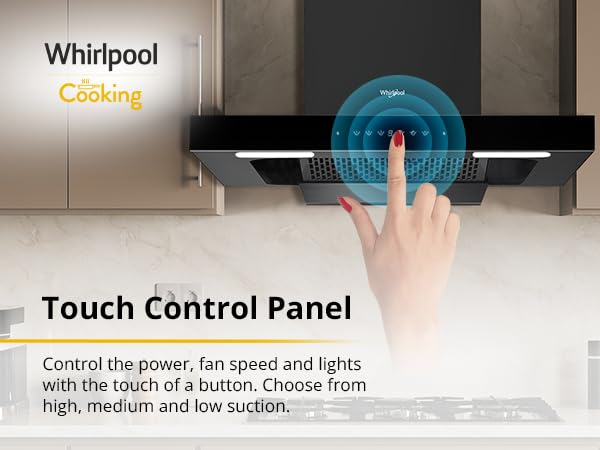 Whirlpool 90cm 1350 m3/hr Filterless