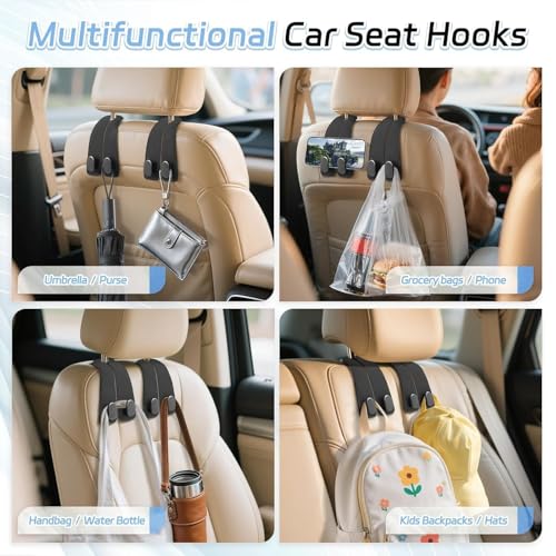 2 Pack Car Seat Headrest