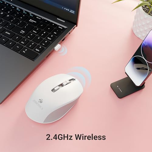 ZEBRONICS Zeb-Jaguar Wireless Mouse, 2.4GHz