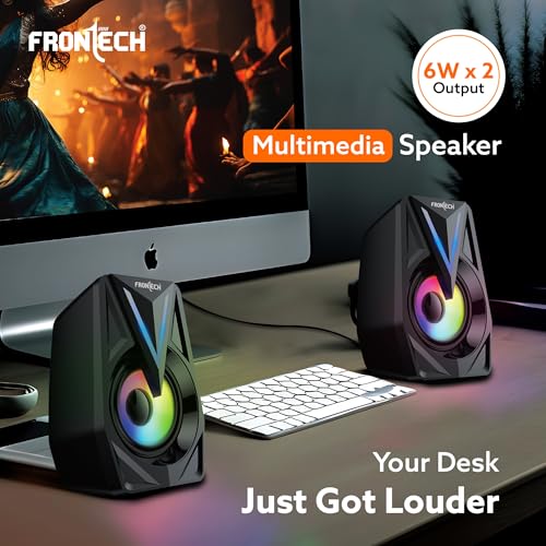 FRONTECH Multimedia Speakers, 12W Output