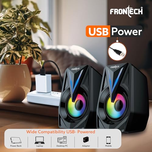 FRONTECH Multimedia Speakers, 12W Output