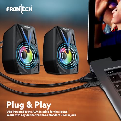 FRONTECH Multimedia Speakers, 12W Output
