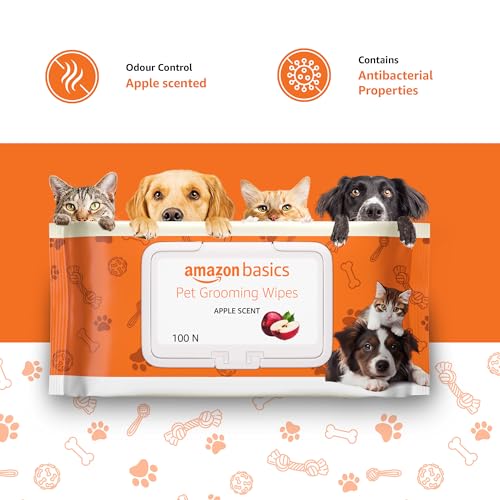 Amazon Basics Pet Grooming Wipes