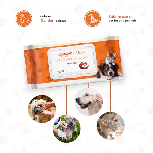 Amazon Basics Pet Grooming Wipes