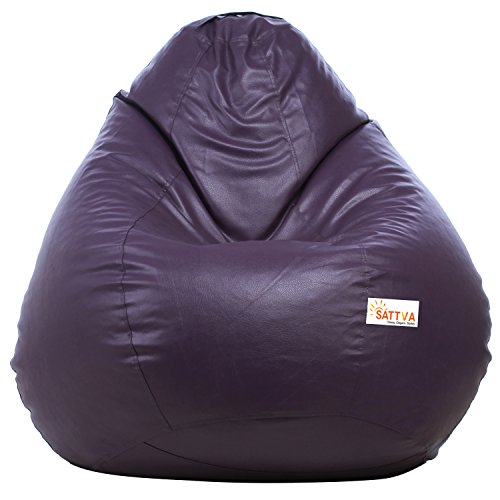 Sattva Classic Bean Bag Cover (Without Beans) XXL Size - Purple