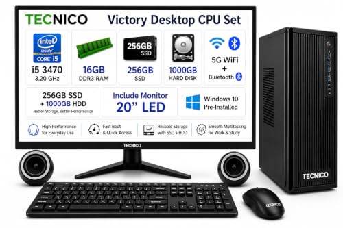 TECNICO Desktop CPU Set, Core