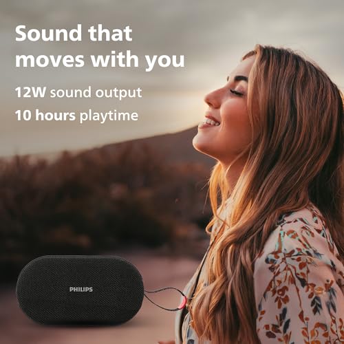 PHILIPS Audio TAS1400BK Wireless Bluetooth