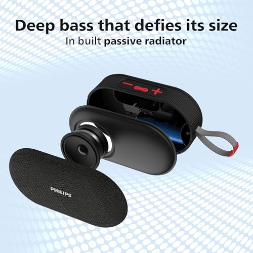 PHILIPS Audio TAS1400BK Wireless Bluetooth
