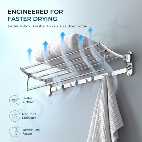 Plantex Stainless Steel Folding Towel