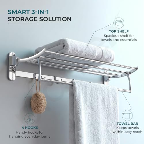 Plantex Stainless Steel Folding Towel