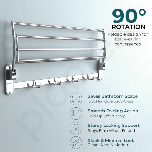 Plantex Stainless Steel Folding Towel