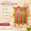 Kashmiri Ghungroo Glass Bangle Set