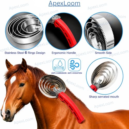 Cow Curry Comb Brush