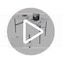 4FT Folding Picnic Table Indoor