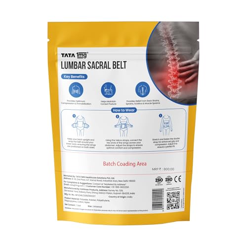 TATA 1MG Lumbar Sacral Belt