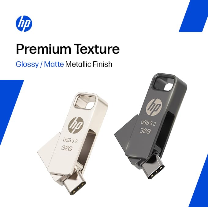 HP 886C 32GB OTG Flash Drive 3.2 (Gold) - Image 4
