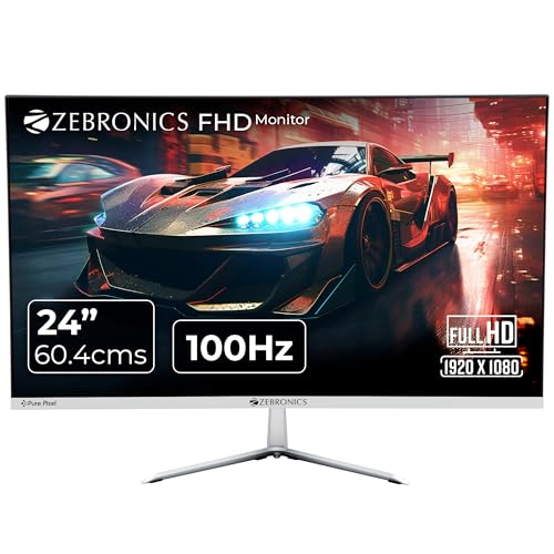 ZEBRONICS A24FHD LED Monitor, 24