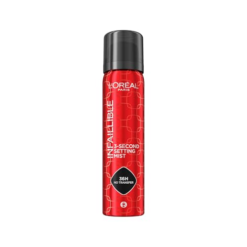 L’Oreal Paris Infaillible 3-Second Setting Mist - Transfer-Proof, 75ml