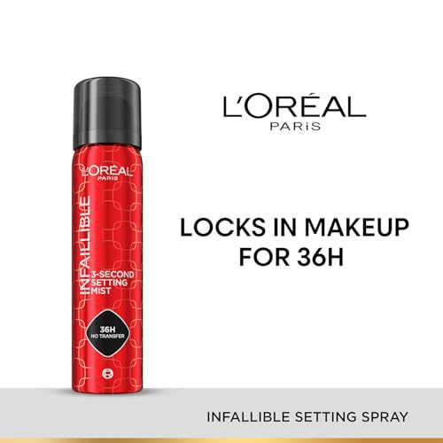 L’Oreal Paris Infaillible 3-Second Setting Mist - Transfer-Proof, 75ml - Image 3
