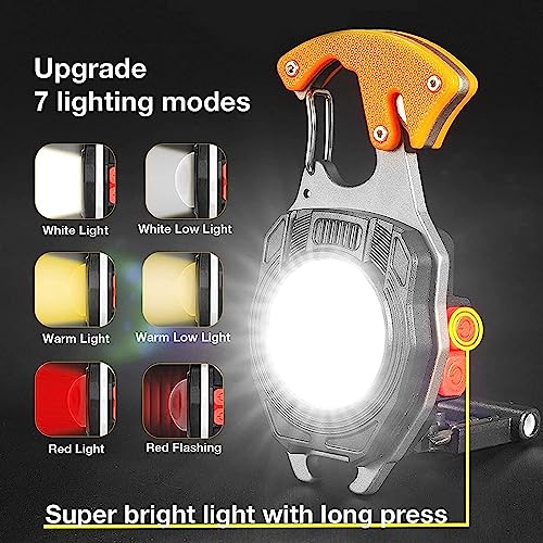 KLIFFOO Keychain LED Flashlights, Rechargeable