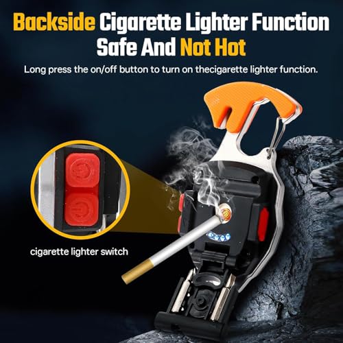 KLIFFOO Keychain LED Flashlights, Rechargeable