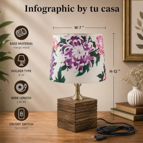 tu casa Wooden Table Lamp