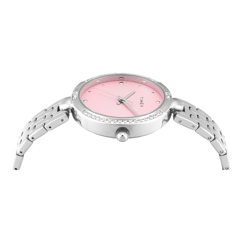 TIMEX Pink Round Dial Analog Women's Watch - TWEL22600 - Image 6