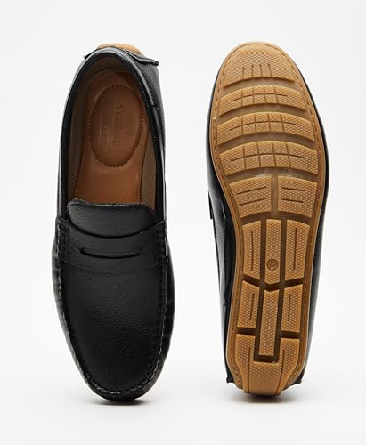 Symbol Premium Mens Smart Casual Driver Leather Shoes (Loafers) - Image 4