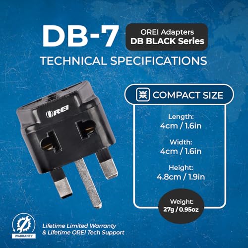 Orei India to UK Plug