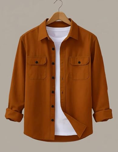 DEELMO Men’s Stylish Cotton Blend