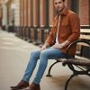 DEELMO Men’s Stylish Cotton Blend