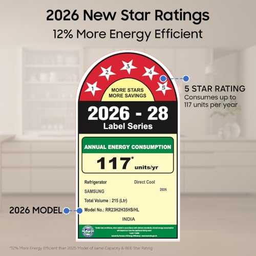 Samsung 215 L, 5 Star