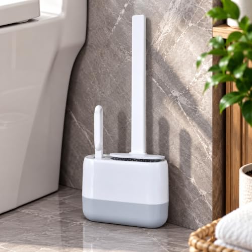 Silicone Toilet Brush and Holder