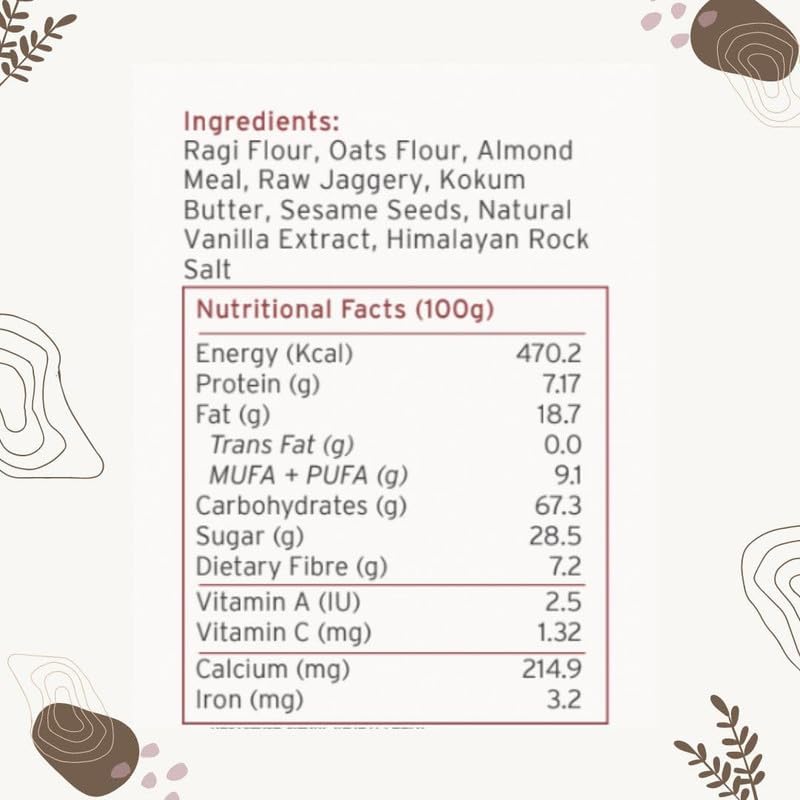 Mo's Gluten-Free Ragi Cookies, 150Grams