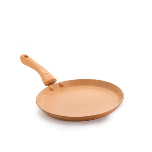 Crystal Marbo Plus Induction Bottom Nonstick Flat Tawa/Dosa Tawa | 300 mm | Sandalwood