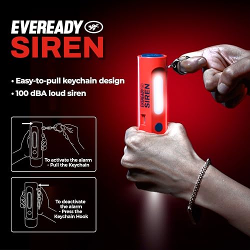 EVEREADY Siren DL102 Rechargeable LED Torch, USB Type-B Fast Charging - Image 5