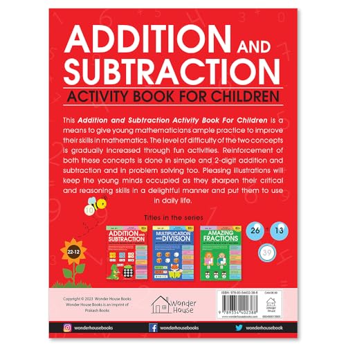 Addition And Subtraction Activity Book