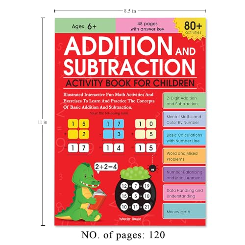 Addition And Subtraction Activity Book
